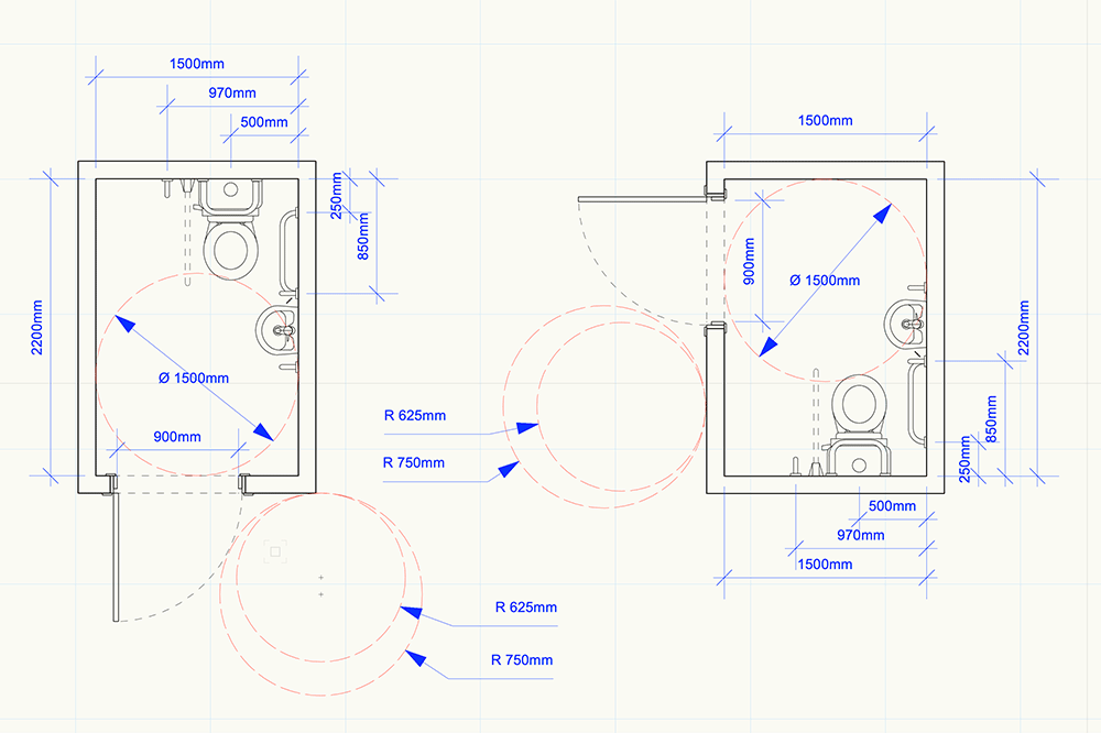 WC provision within a Restaurant - plan